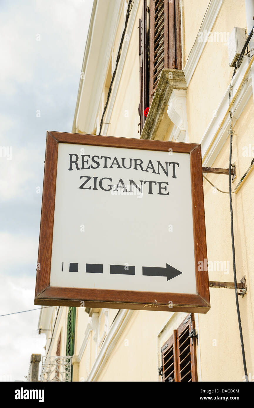 Istria, Croatia, Zigante Truffle Restaurant, tartufi, Livade Stock