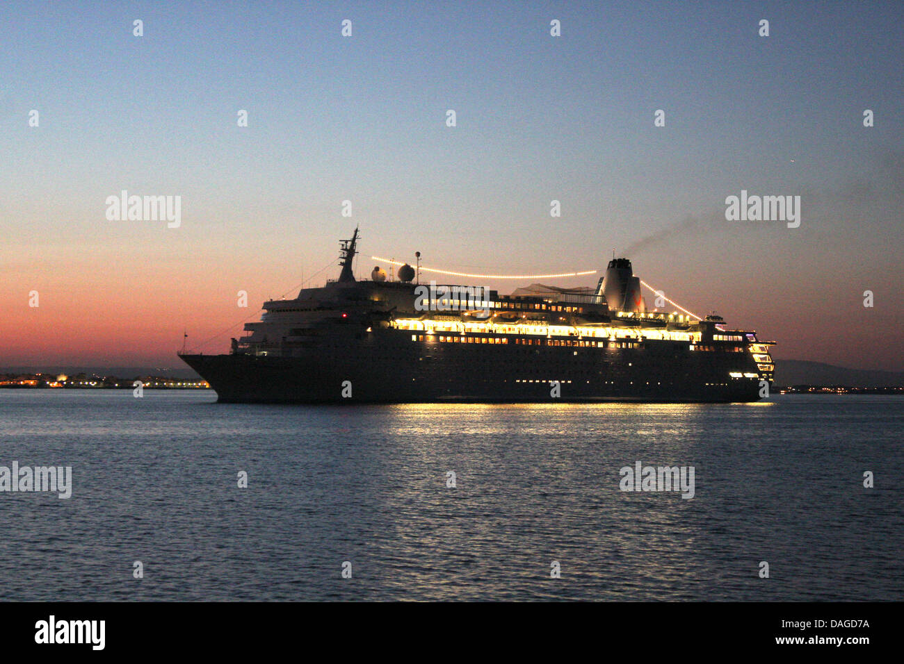Thomson Cruises Cruise Ship “Thomson Dream” ( 243 mtrs) early morning