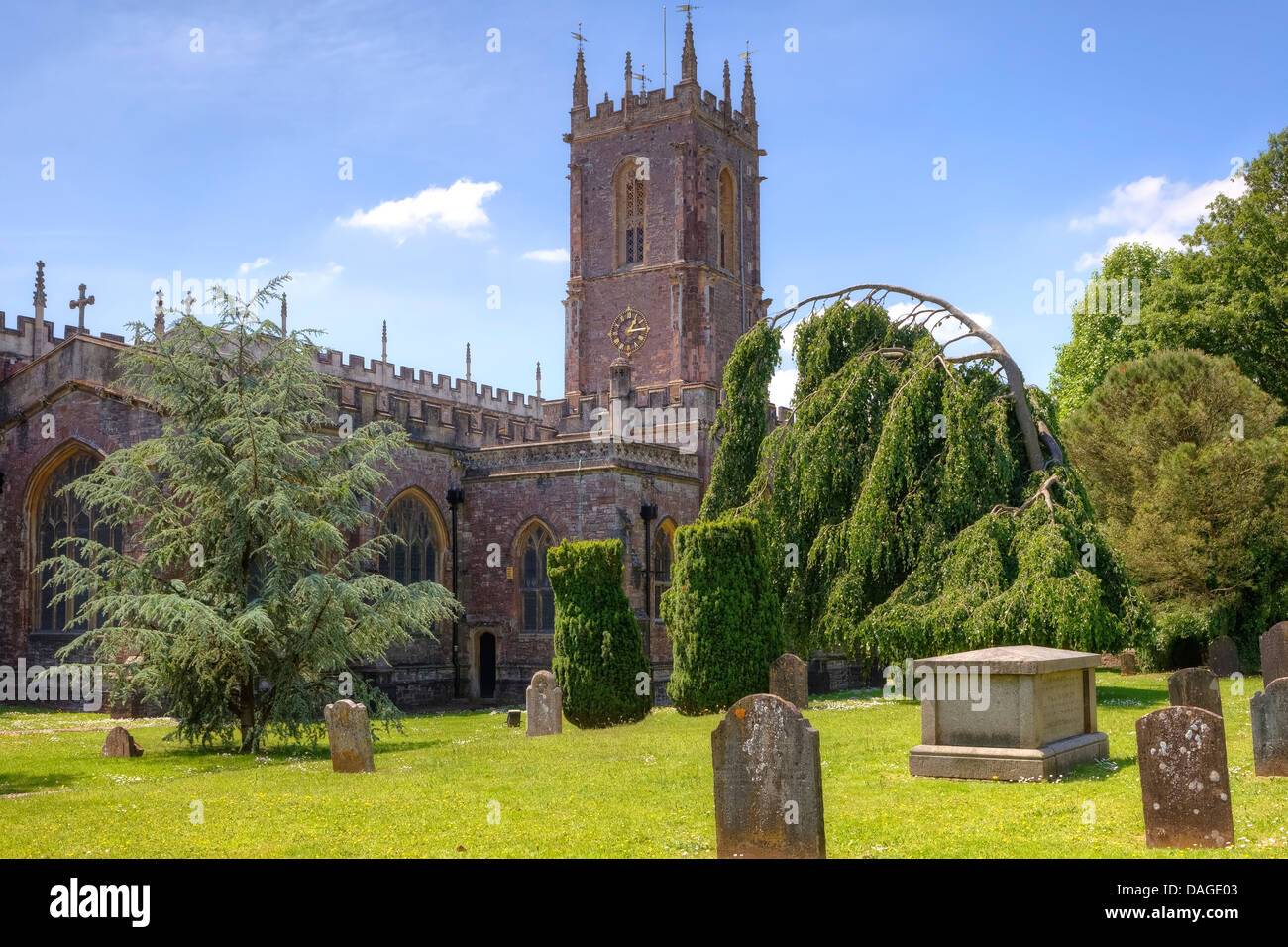 St Peter's Church, Tiverton, Devon, England, United Kingdom Stock Photo