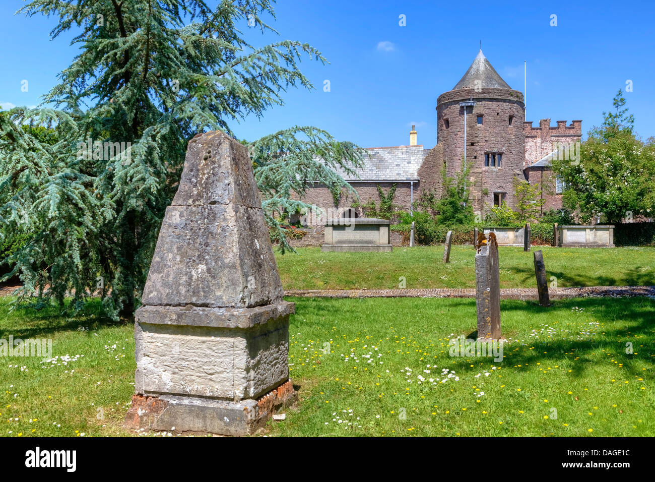 Tiverton Castle, Devon, England, United Kingdom Stock Photo