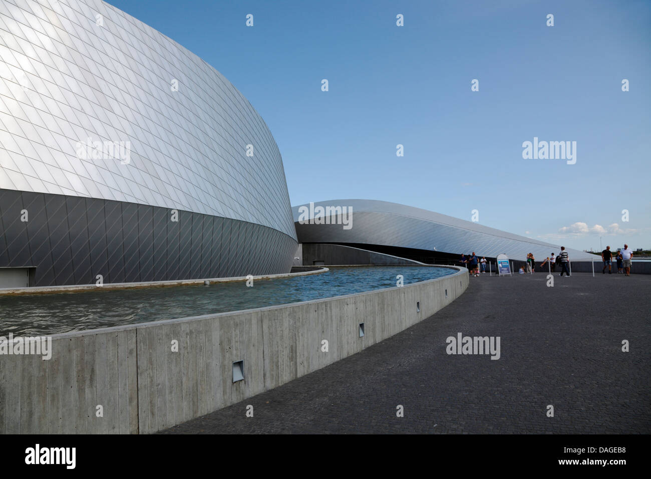 Den blå planet, The Blue Planet, Denmark's Aquarium, in Kastrup, Copenhagen, is Northern Europe's largest aquarium Stock Photo