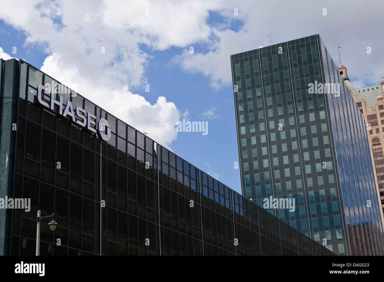 Chase bank offices are seen in Milwaukee, Wisconsin Stock Photo