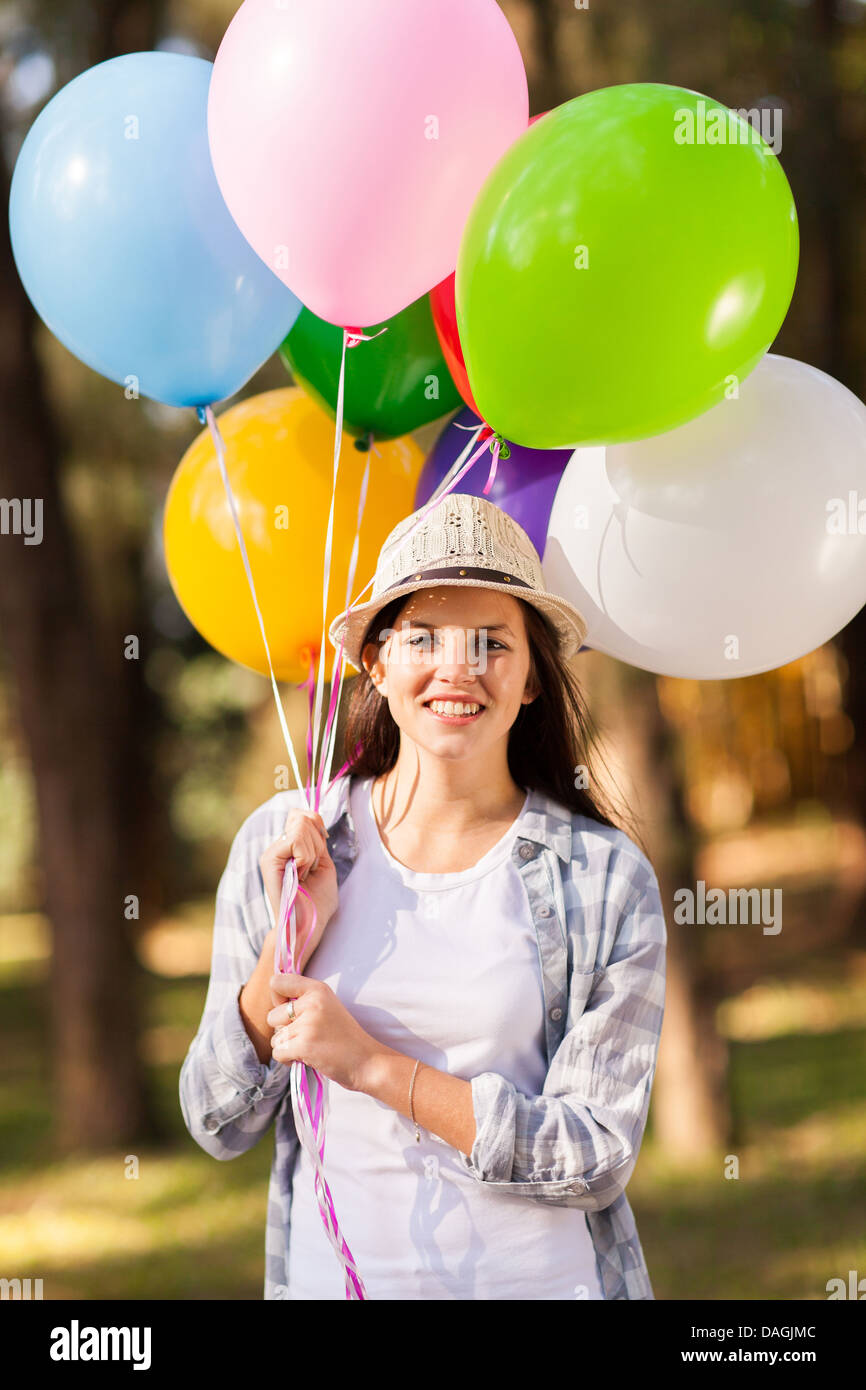 Teenage Girl Balloons Hi Res Stock Photography And Images   Alamy