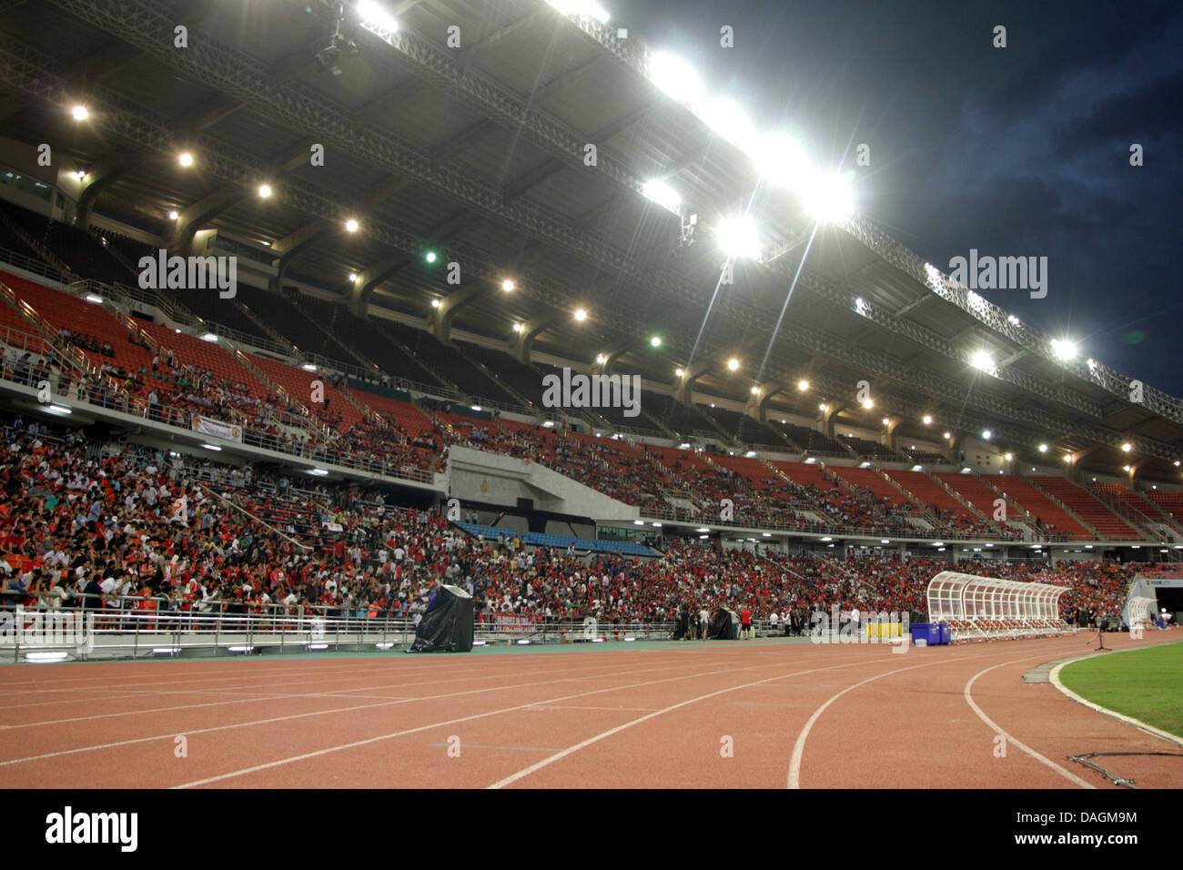 Bangkok, Thailand. 12th July 2013. Manchester United arrived in Thailand to have a friendly match with the Thai All-Star XI on 13 July at the Rajmalanga Stadium as part of their pre-season tour of Bangkok, Australia, China, Japan and Hong Kong. Credit:  Piti A Sahakorn/Alamy Live News Stock Photo