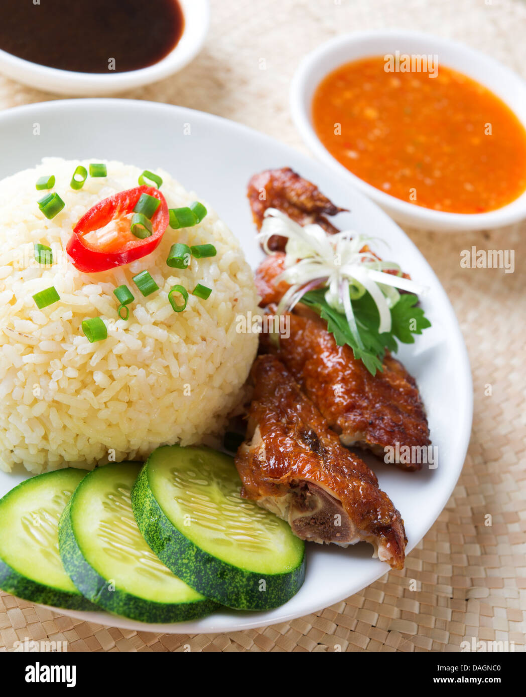 Hainan Chicken Malaysia High Resolution Stock Photography And Images Alamy