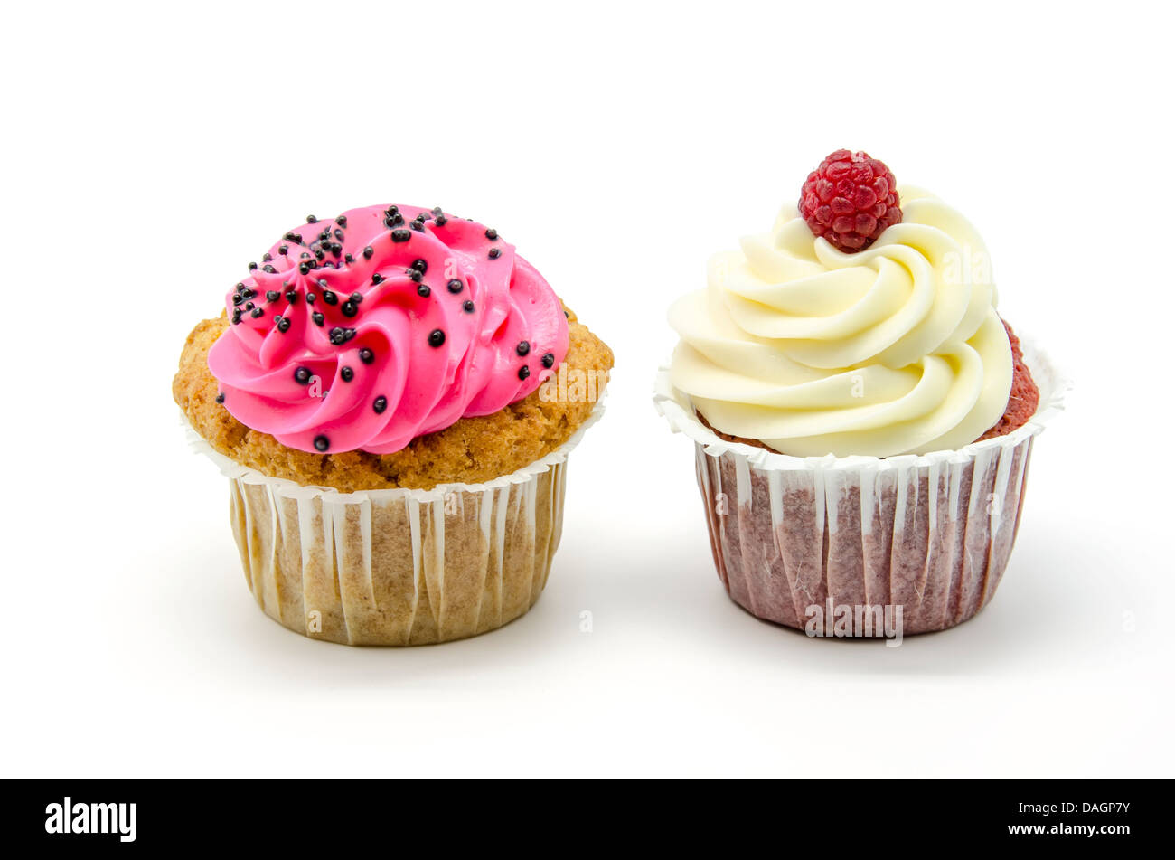 Gourmet cupcakes Stock Photo