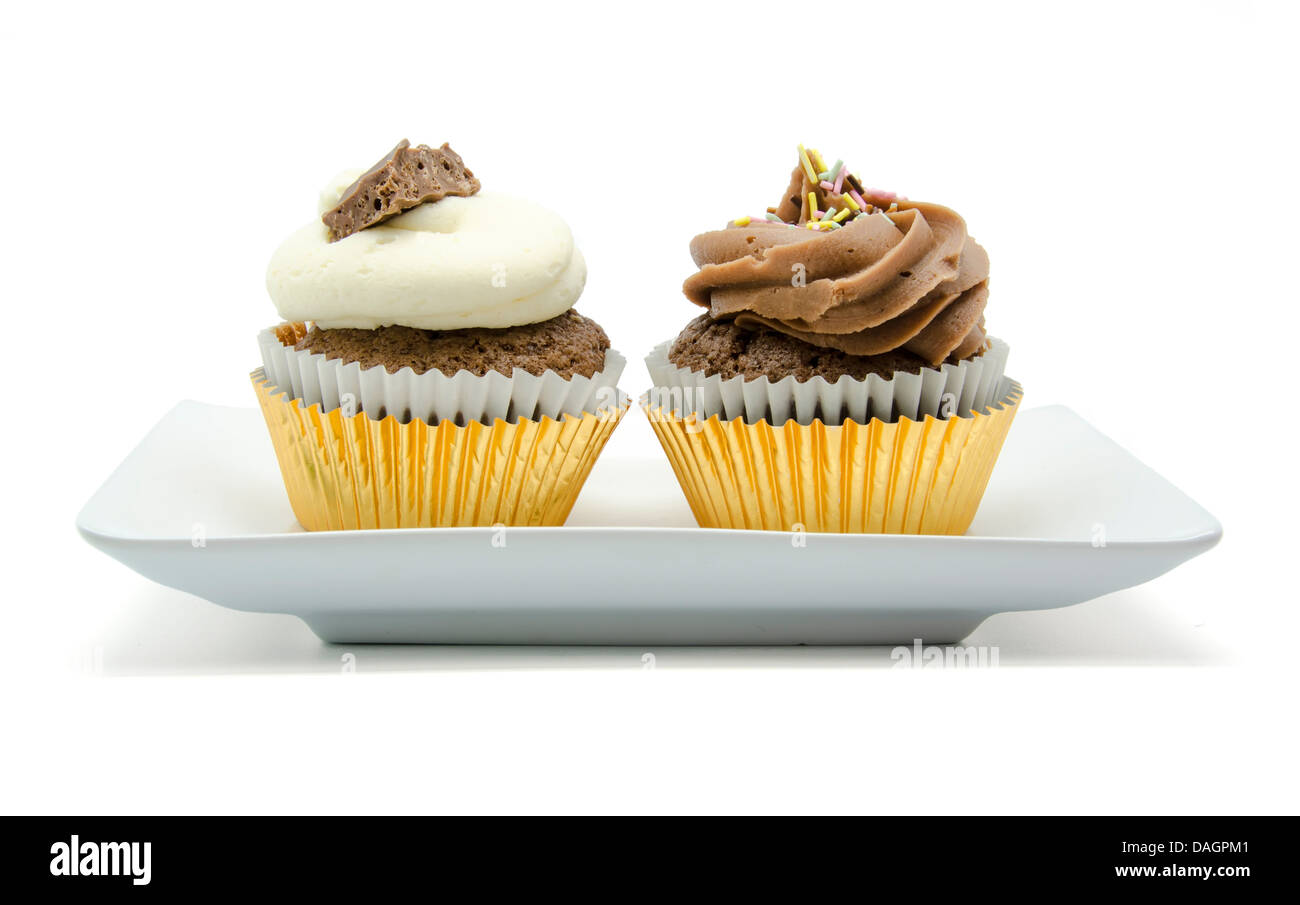 Gourmet cupcakes Stock Photo