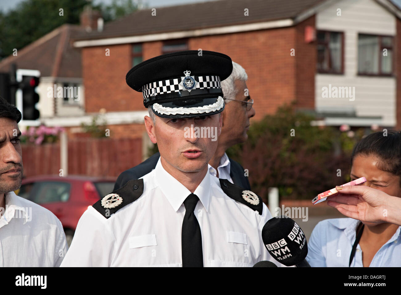 Tipton, West Midlands, UK. 12th July 2013. Mosque nail bomb.gareth cann assistant chief constable from west midlands police spea Stock Photo