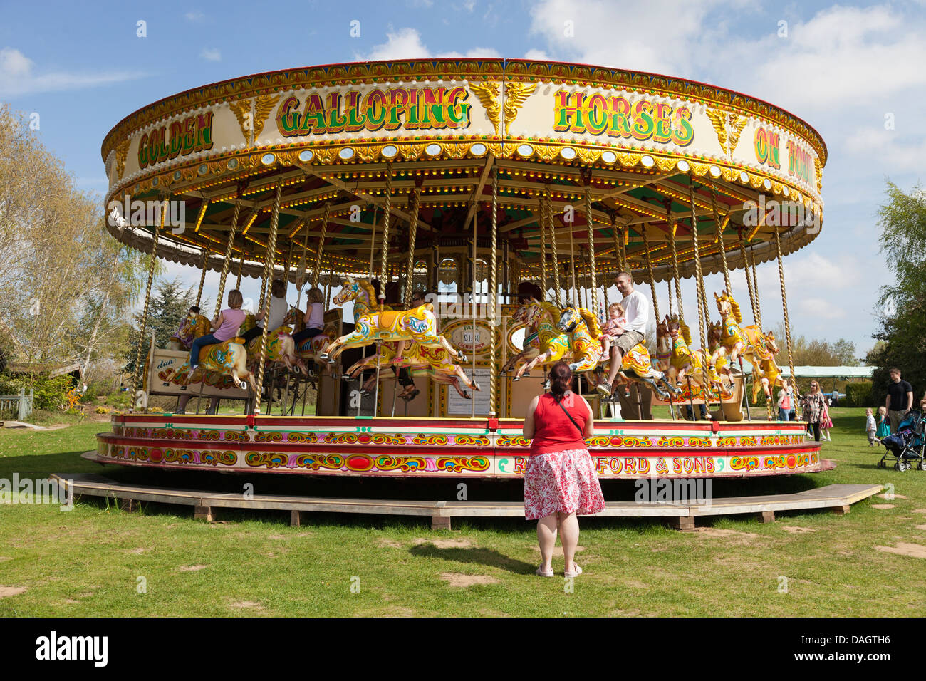 Merrygoround at Millets Farm, Oxfordshire 3 Stock Photo Alamy