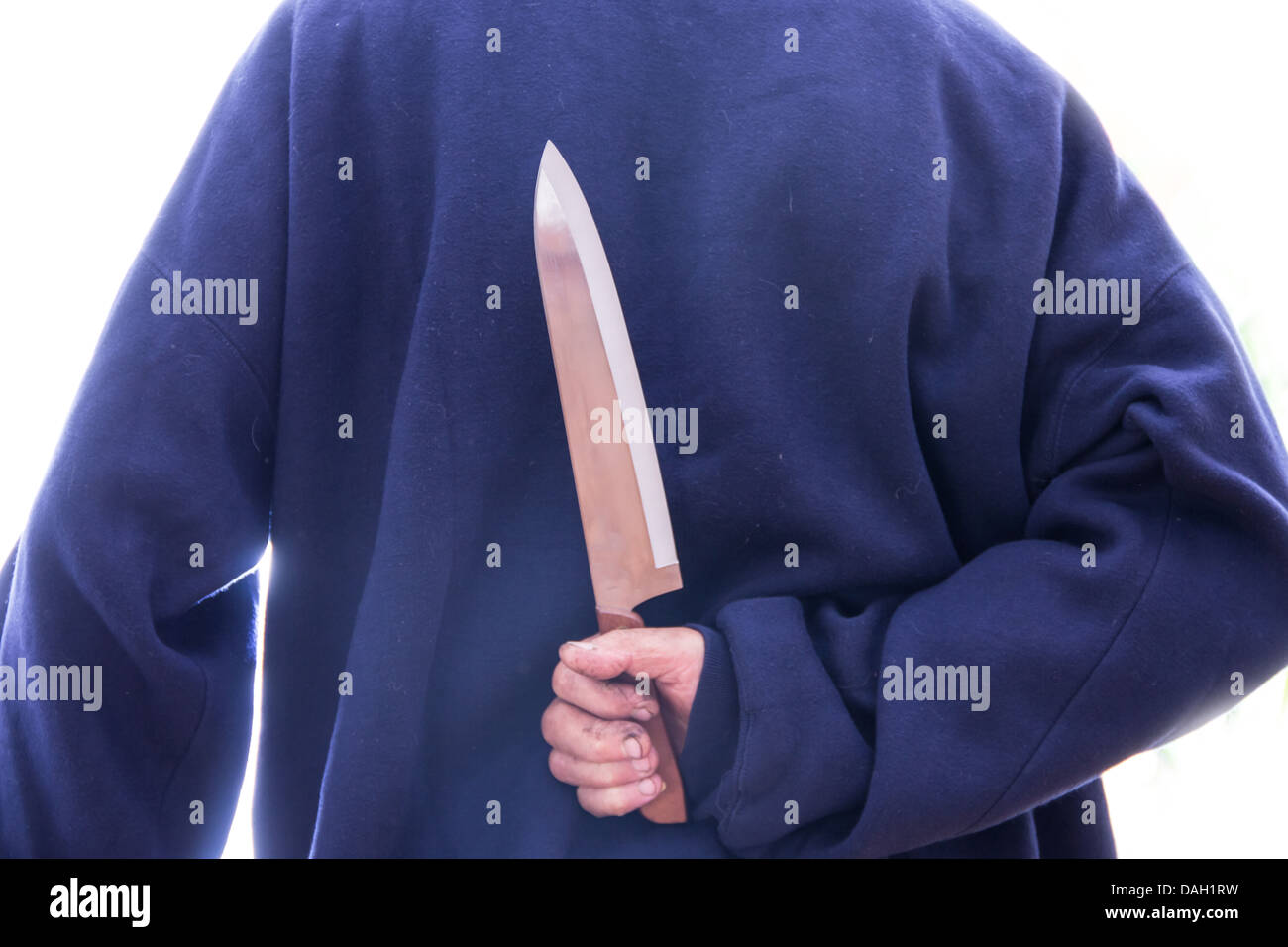 Hand holding stabbing knife hires stock photography and images Alamy