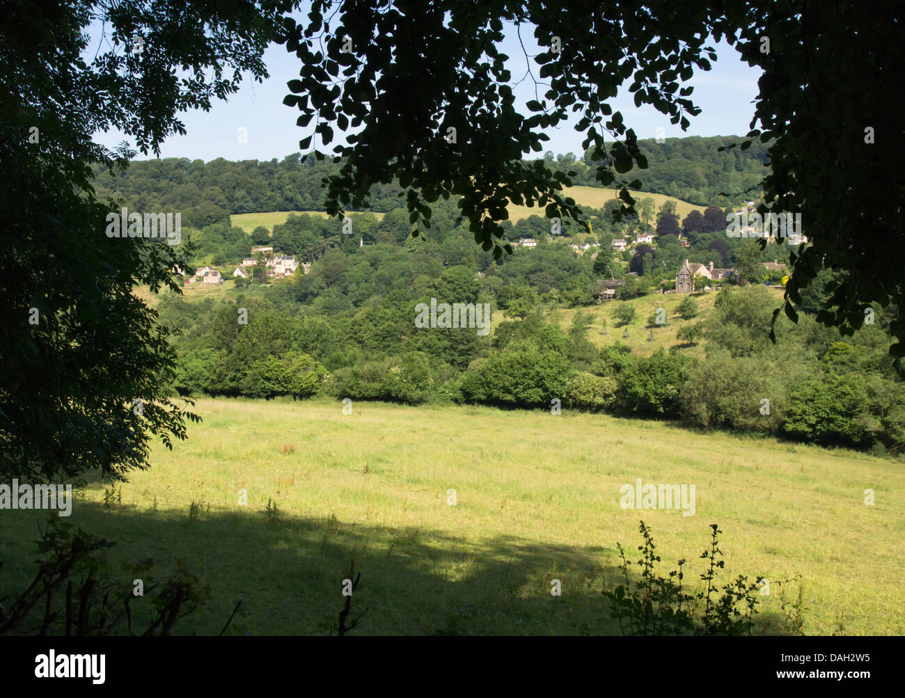 Slad is a small village in the Cotswolds Gloucestershire England UK Stock Photo