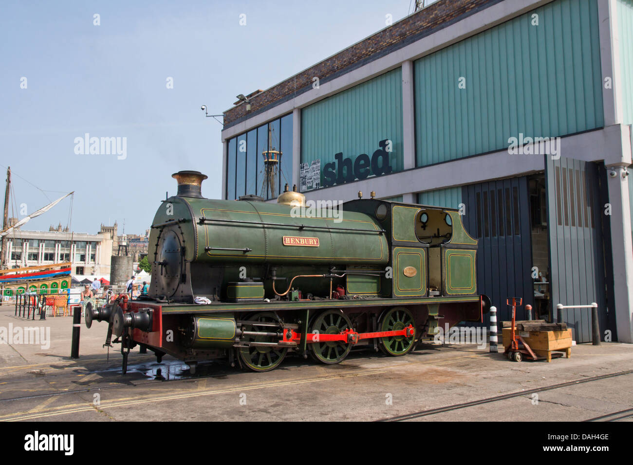 MShed Bristol Harbour Bristol England UK Steam Engine Henbury Stock