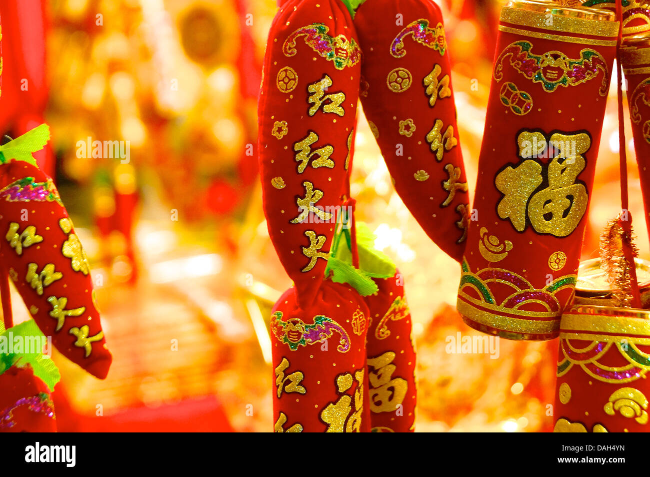 Decorations to pray for luck and thriving Stock Photo Alamy