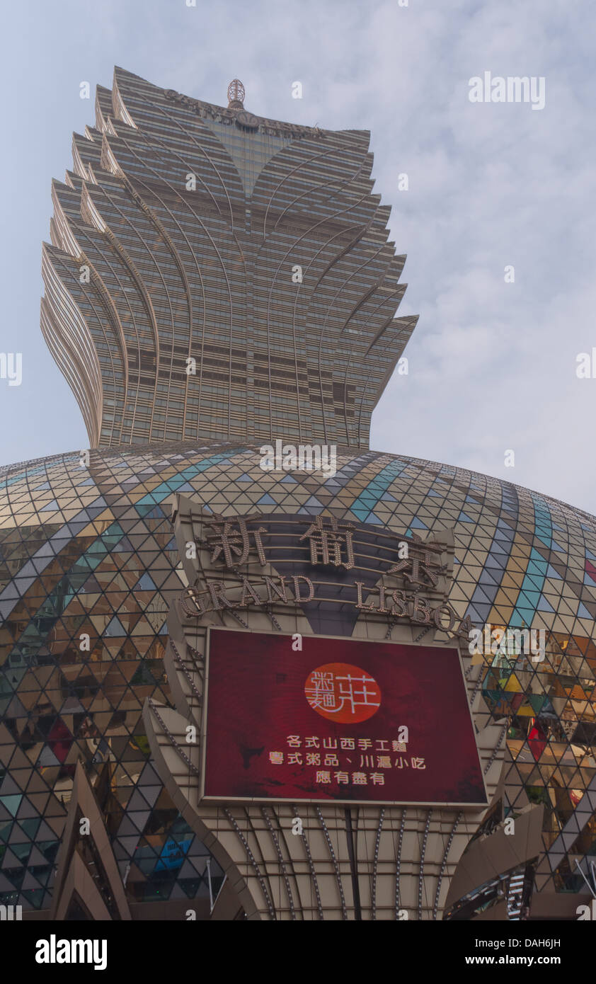 The building of new casinos in Macau, the eastern Las Vegas casinos Stock Photo