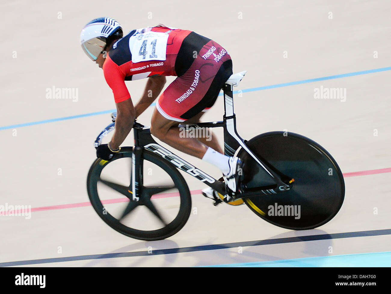 Tobagos njisane phillip competes hires stock photography and images