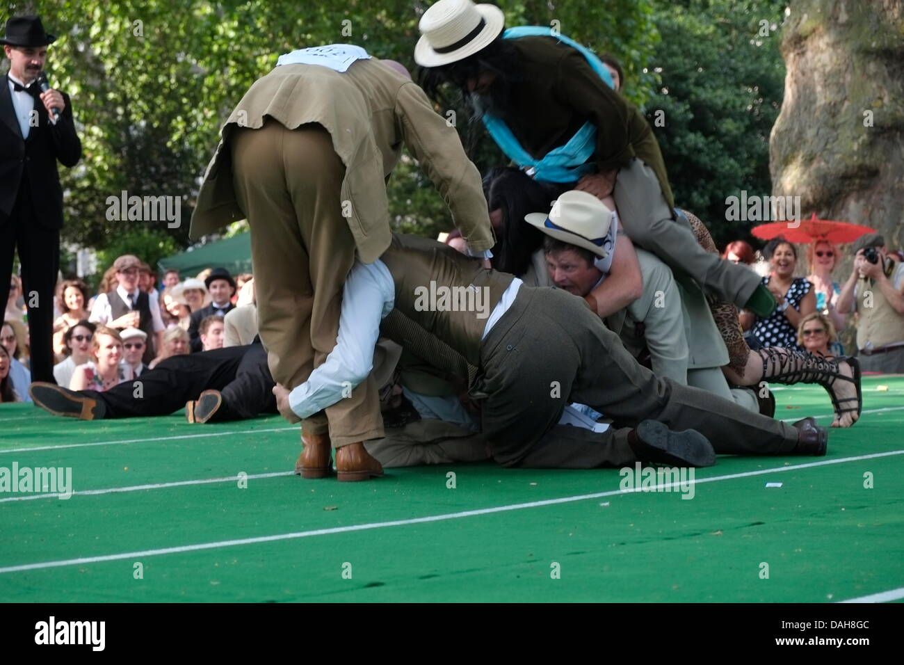 London, UK. 13th July, 2013. The Chap Olympiad 2013, in Bloomsbury