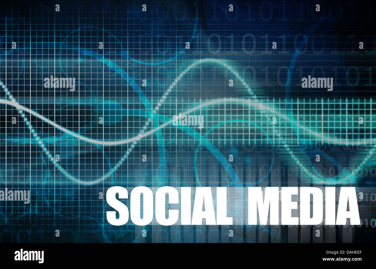 Social Media for Business and Personal Use Stock Photo