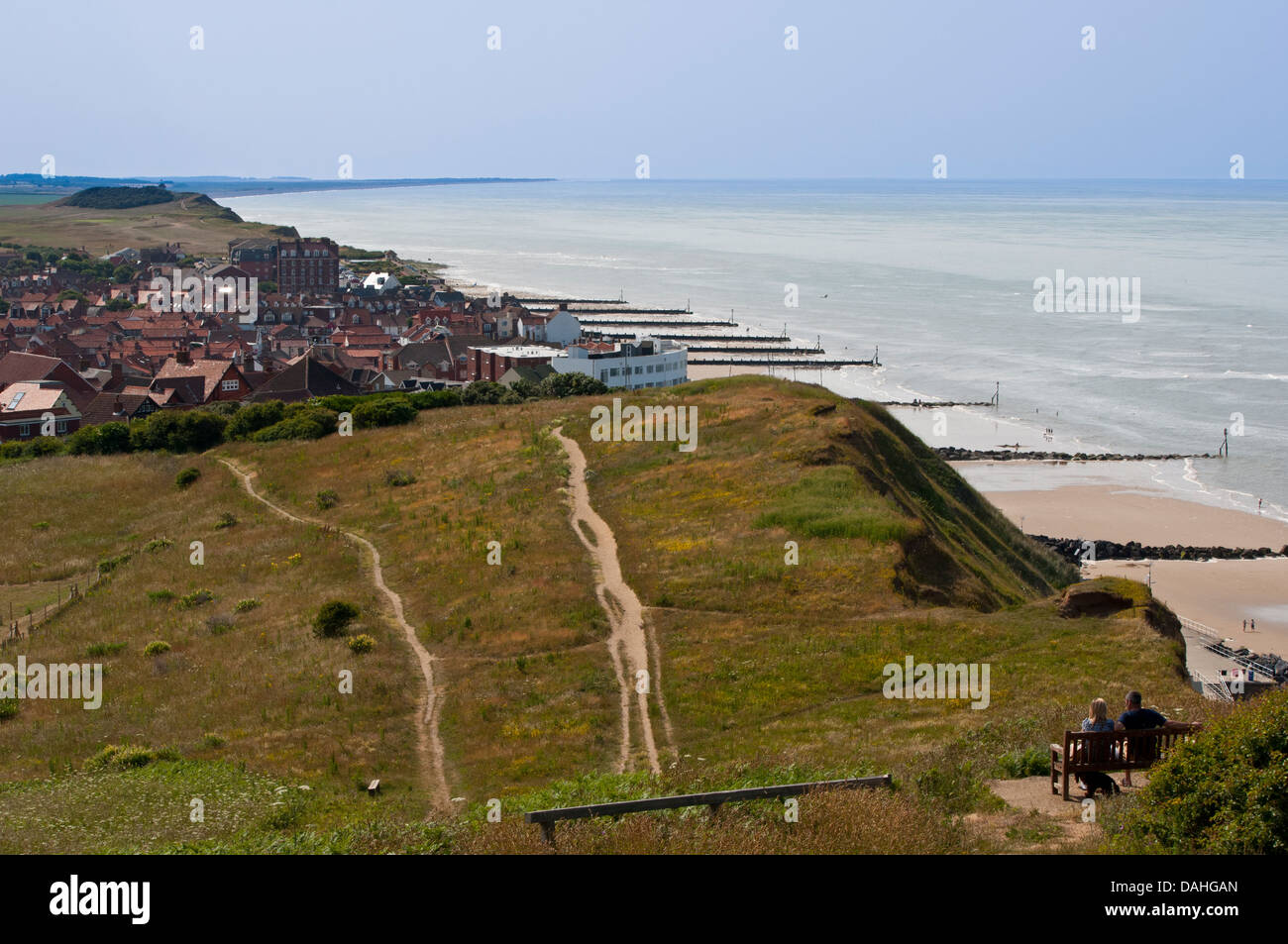 Beeston Bump Sheringham and North Norfolk coast path Stock Photo Alamy