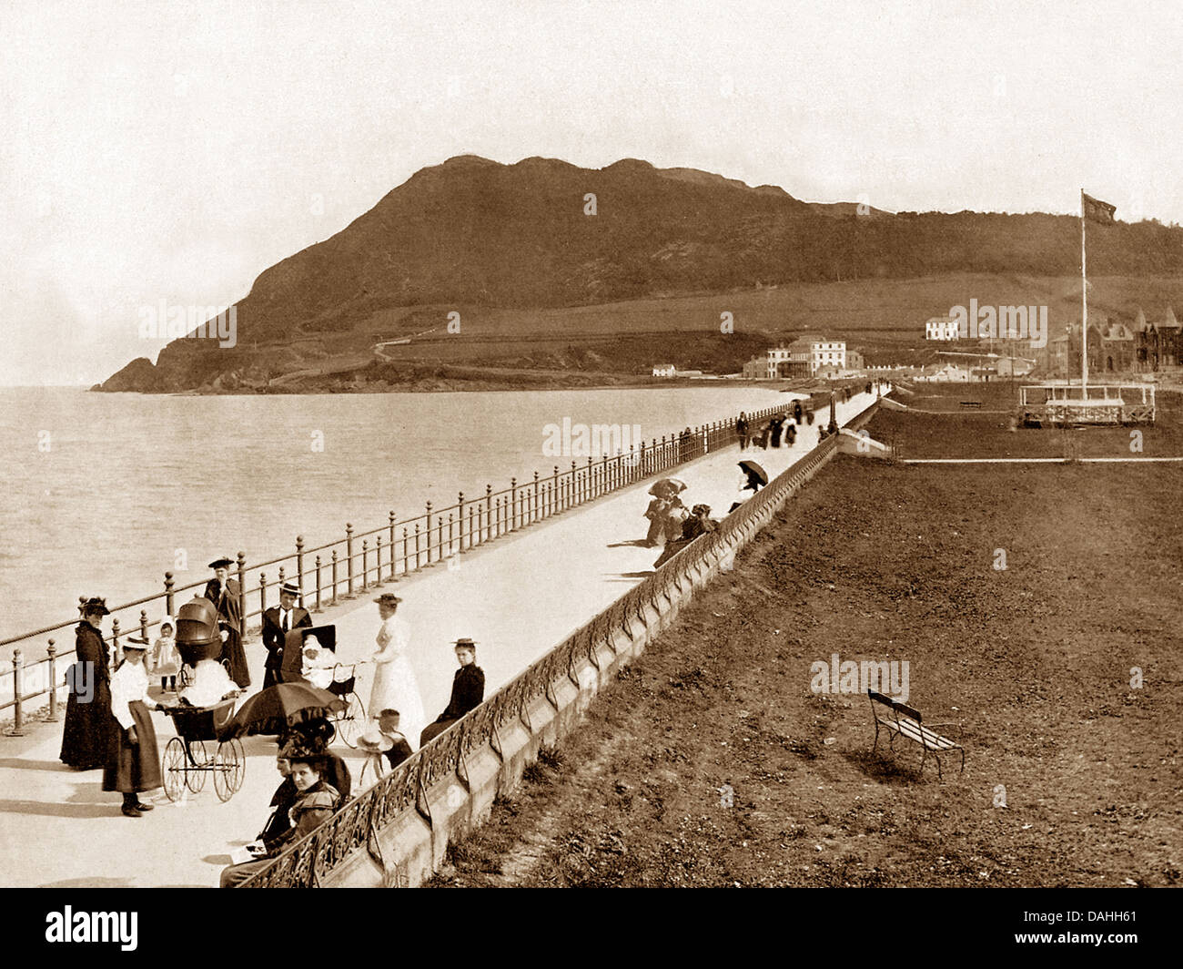 Bray Esplanade early 1900s Stock Photo