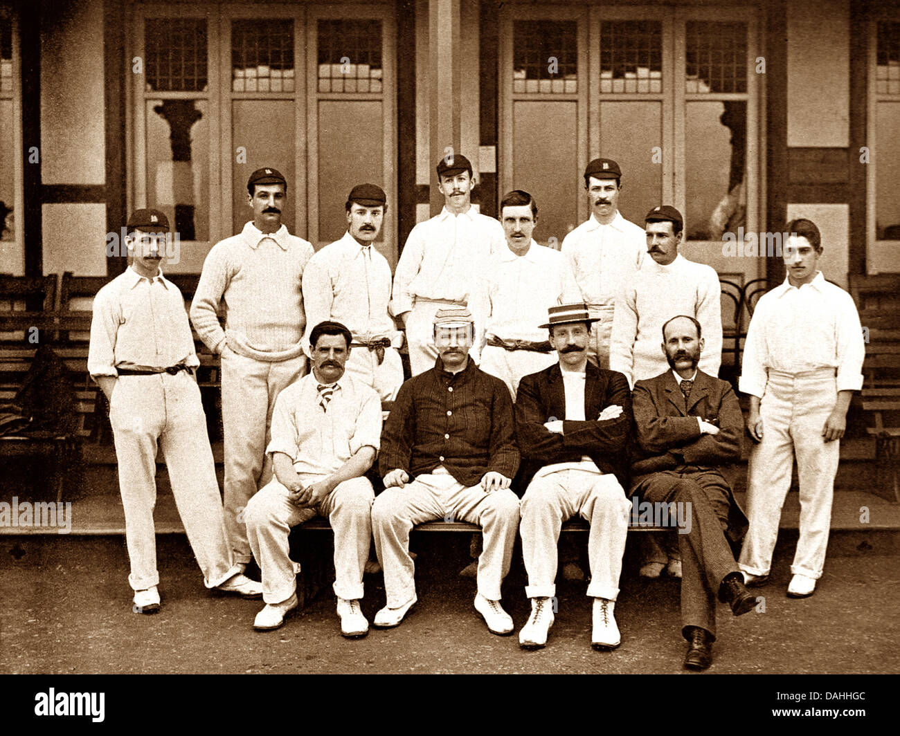 Warwickshire CC Cricket Team in 1895 Stock Photo