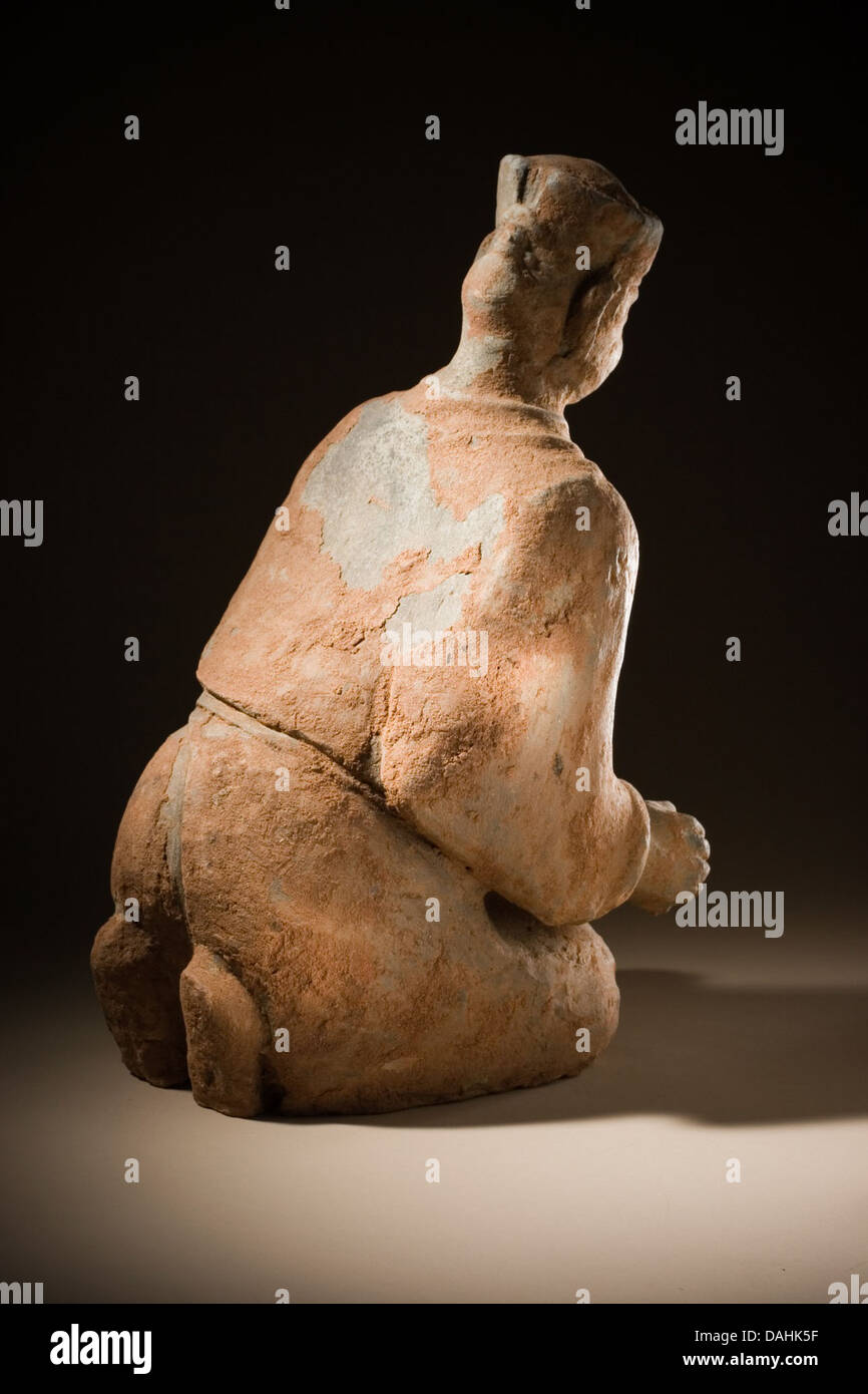 This funerary sculpture represents a man from ancient Egypt, used in ...