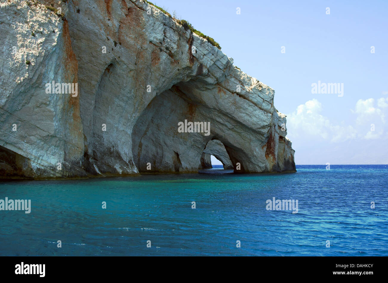 Blue Caves Zakynthos Island Greece Stock Photo Alamy