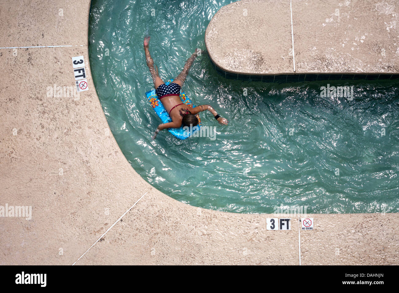 girl on a boogie board Stock Photo Alamy