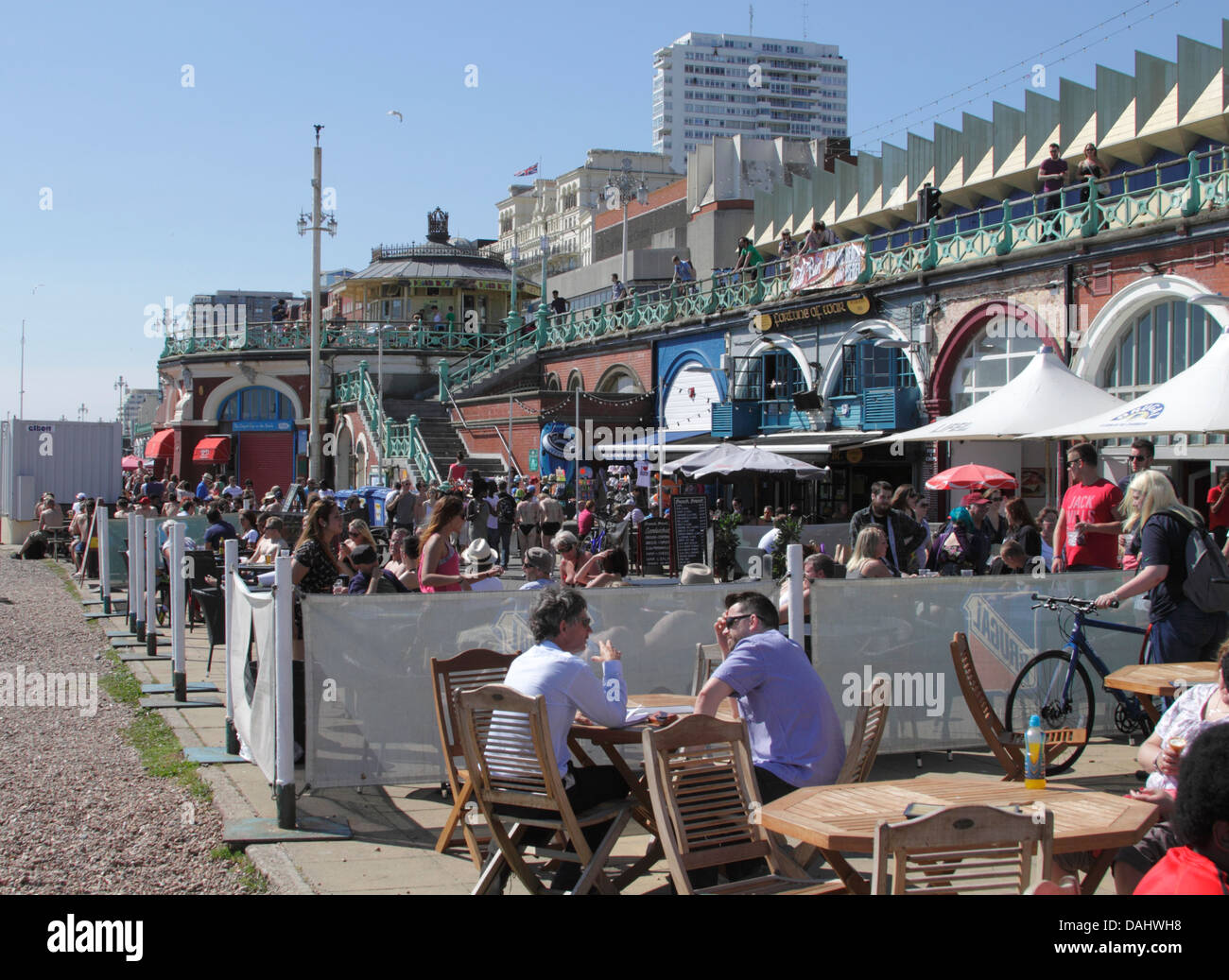 Brighton seafront bars hires stock photography and images Alamy