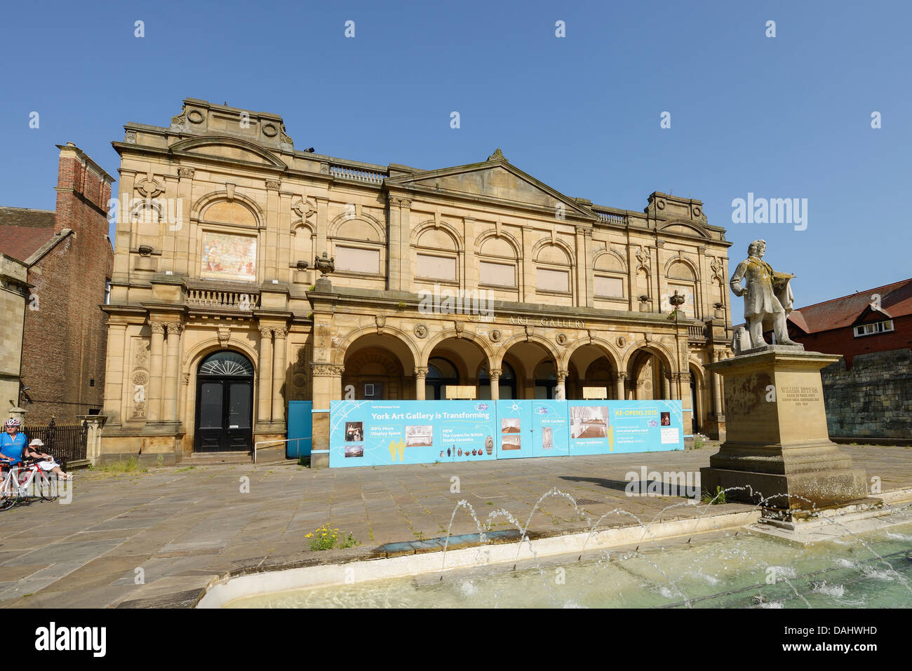 York City Art Gallery which is shown closed for refurbishment and due to open in 2015 Stock Photo