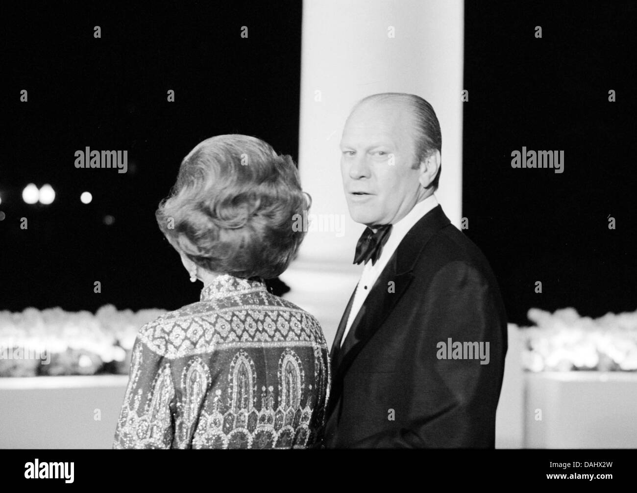 President Gerald Ford and First Lady Betty Ford Stock Photo