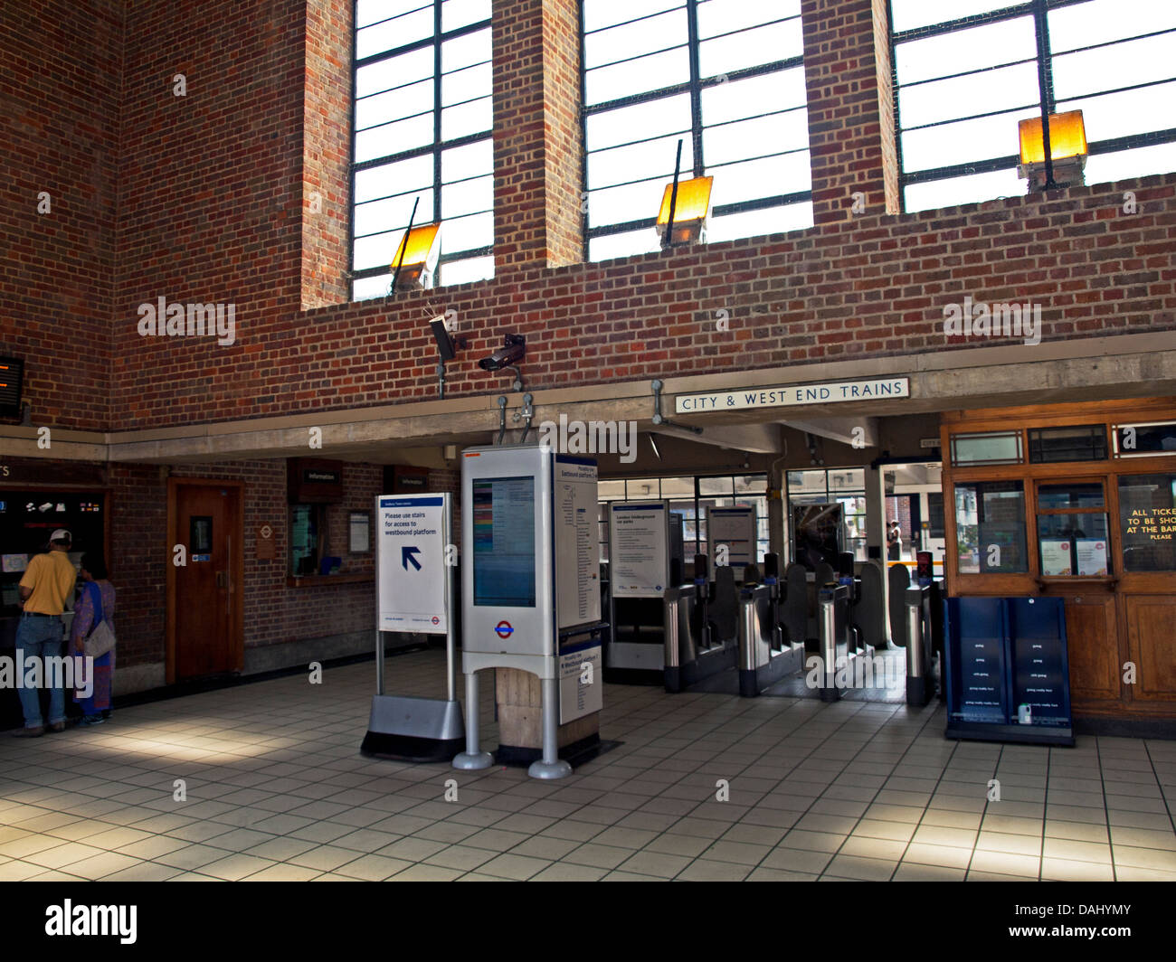 Interior of Sudbury Town Underground Station, designed by Charles