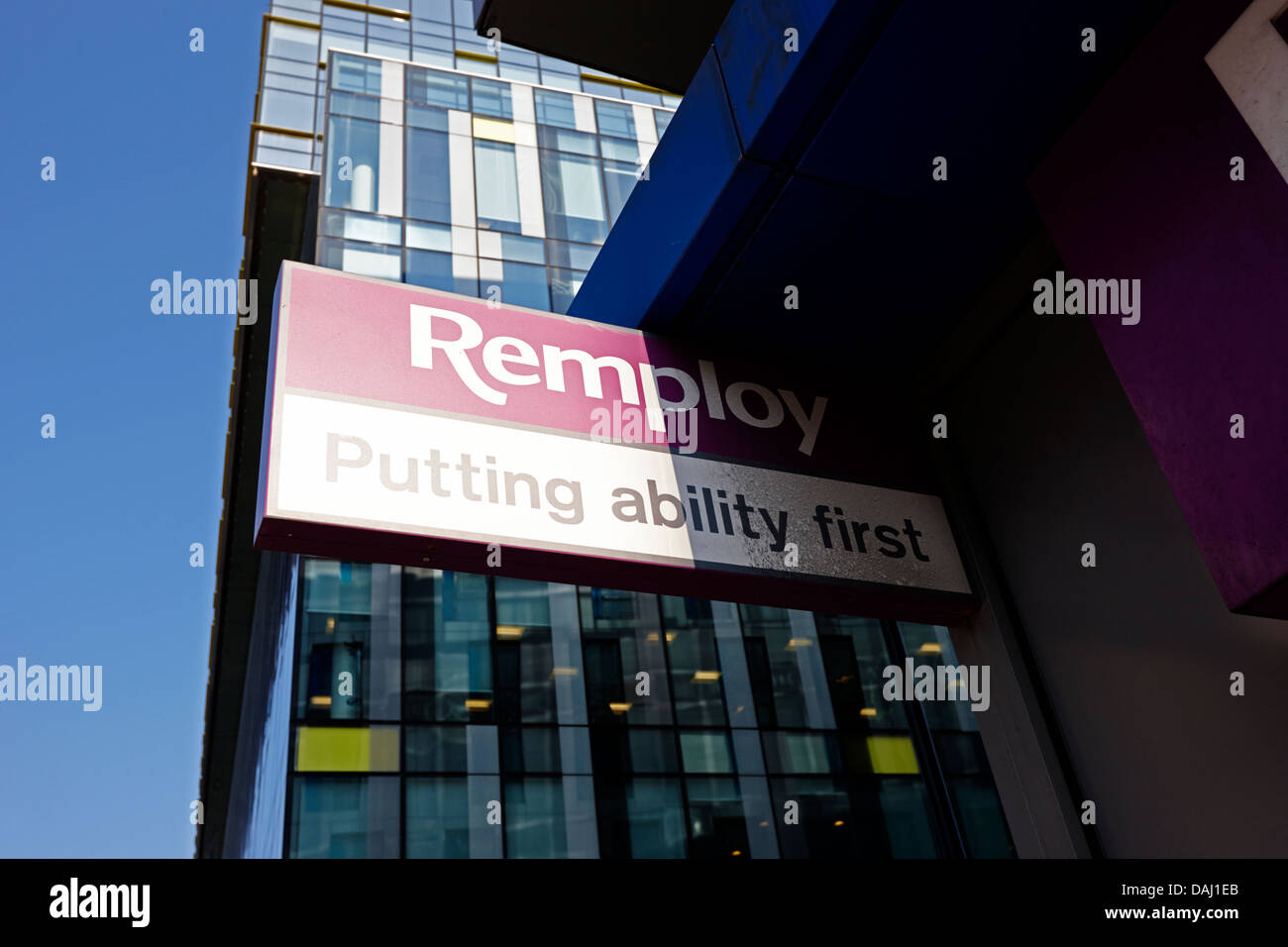 remploy offices in central london, england uk Stock Photo