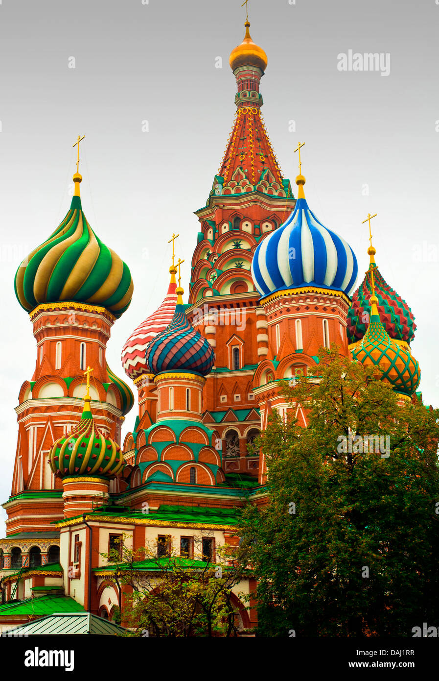 Saint Basil`s cathedral, closeup Stock Photo - Alamy