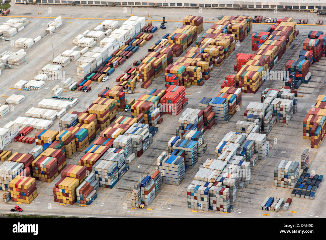 Aerial View Of The Port Of Charleston Wando Terminal In Charleston