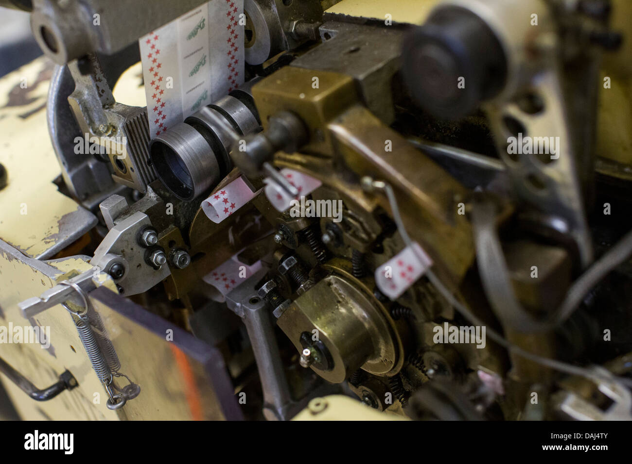 Salt water taffy production at the Dolle's Salt Water Taffy factory in