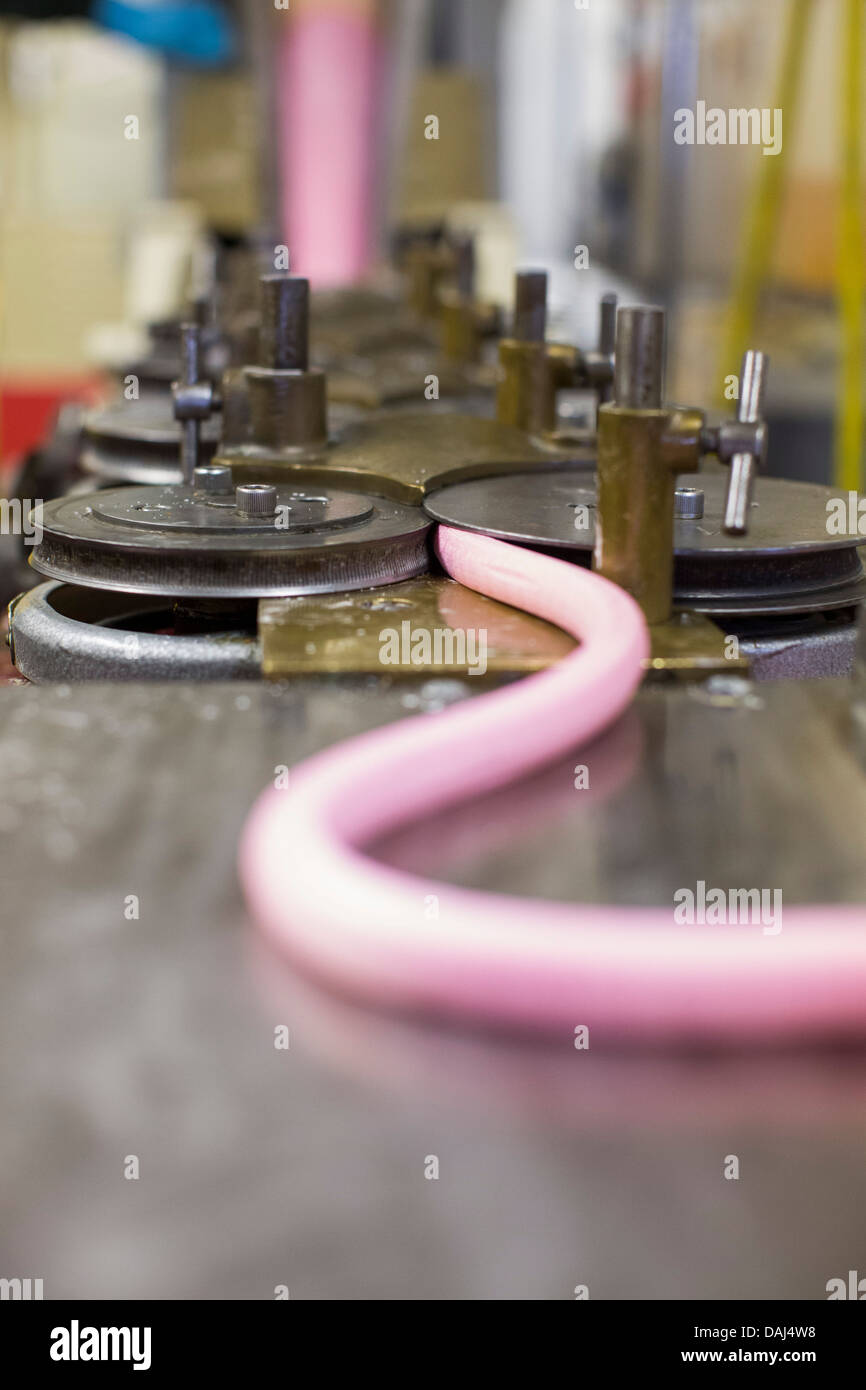 Salt water taffy production at the Dolle's Salt Water Taffy factory in