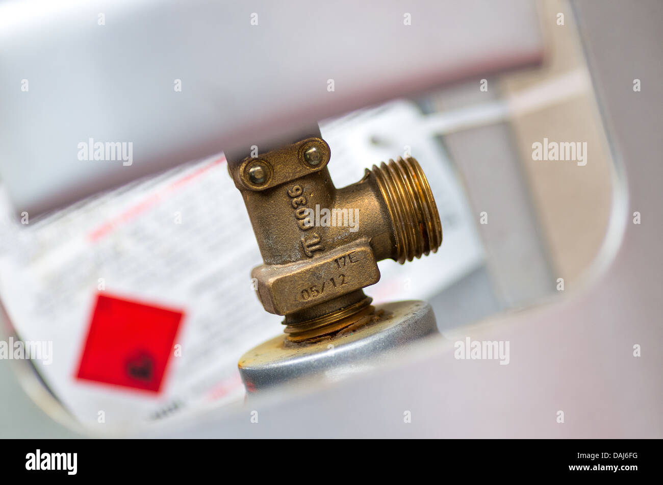 valve, gas, cylinder Stock Photo Alamy