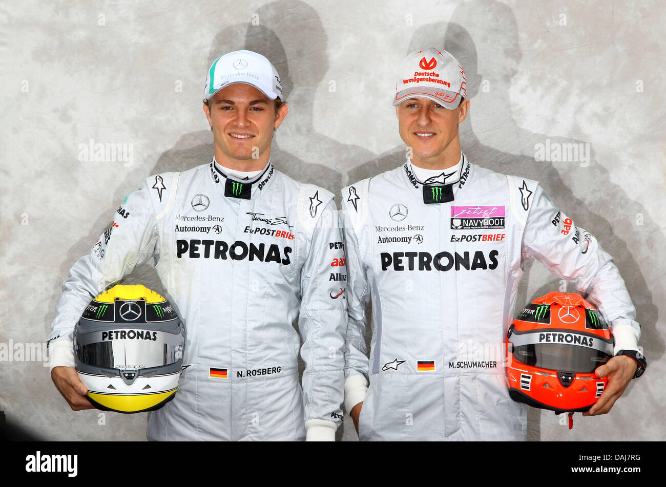 michael schumacher and nico rosberg