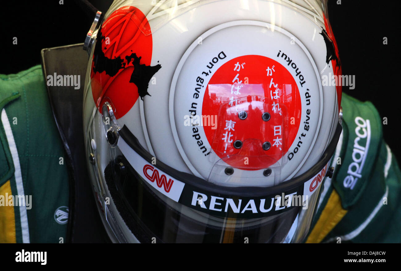 Trulli Jarno 2011 Australia Replica Helmet Lotus F1