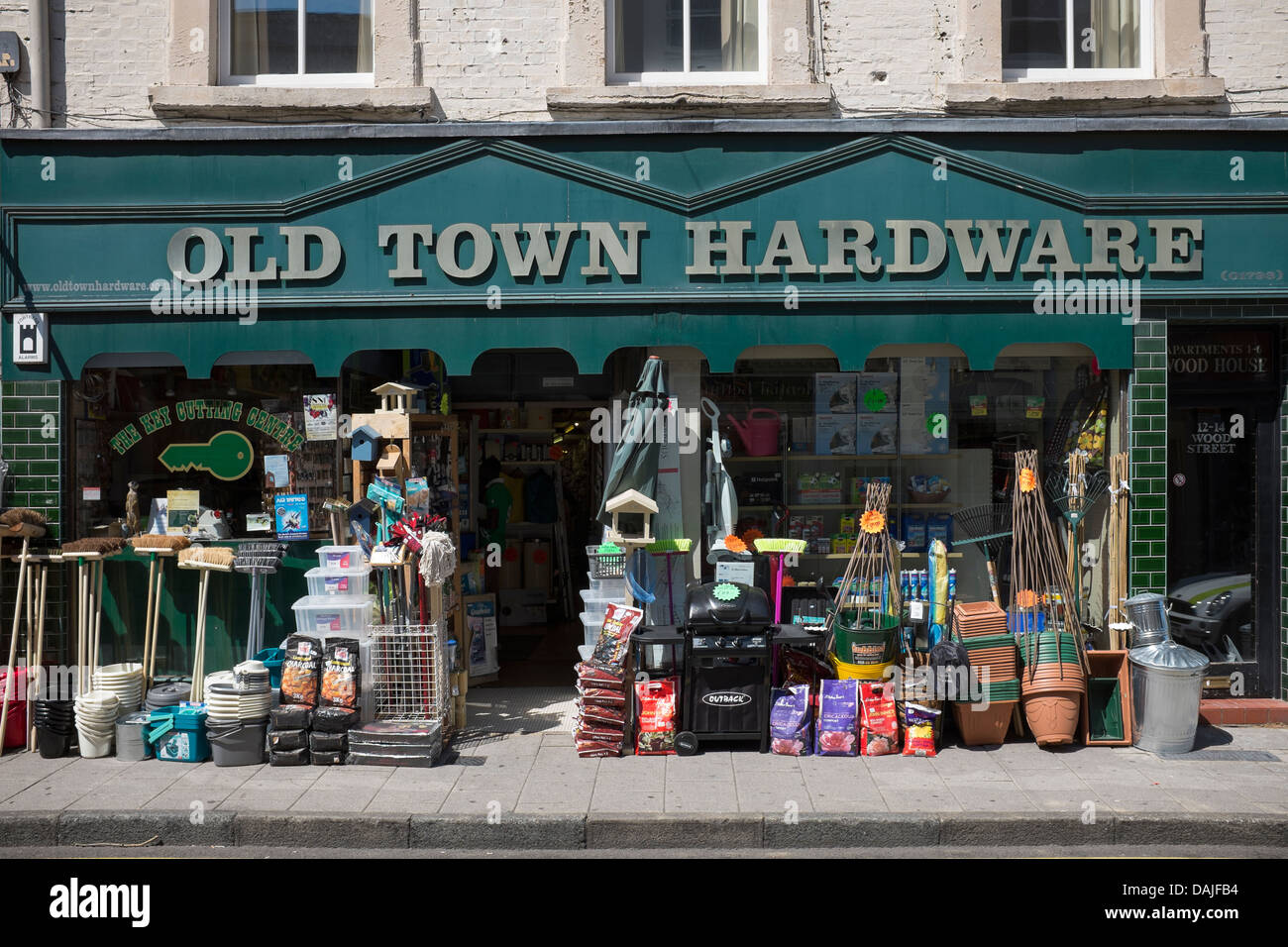 Old Town Hardware Store Swindon Stock Photo Alamy