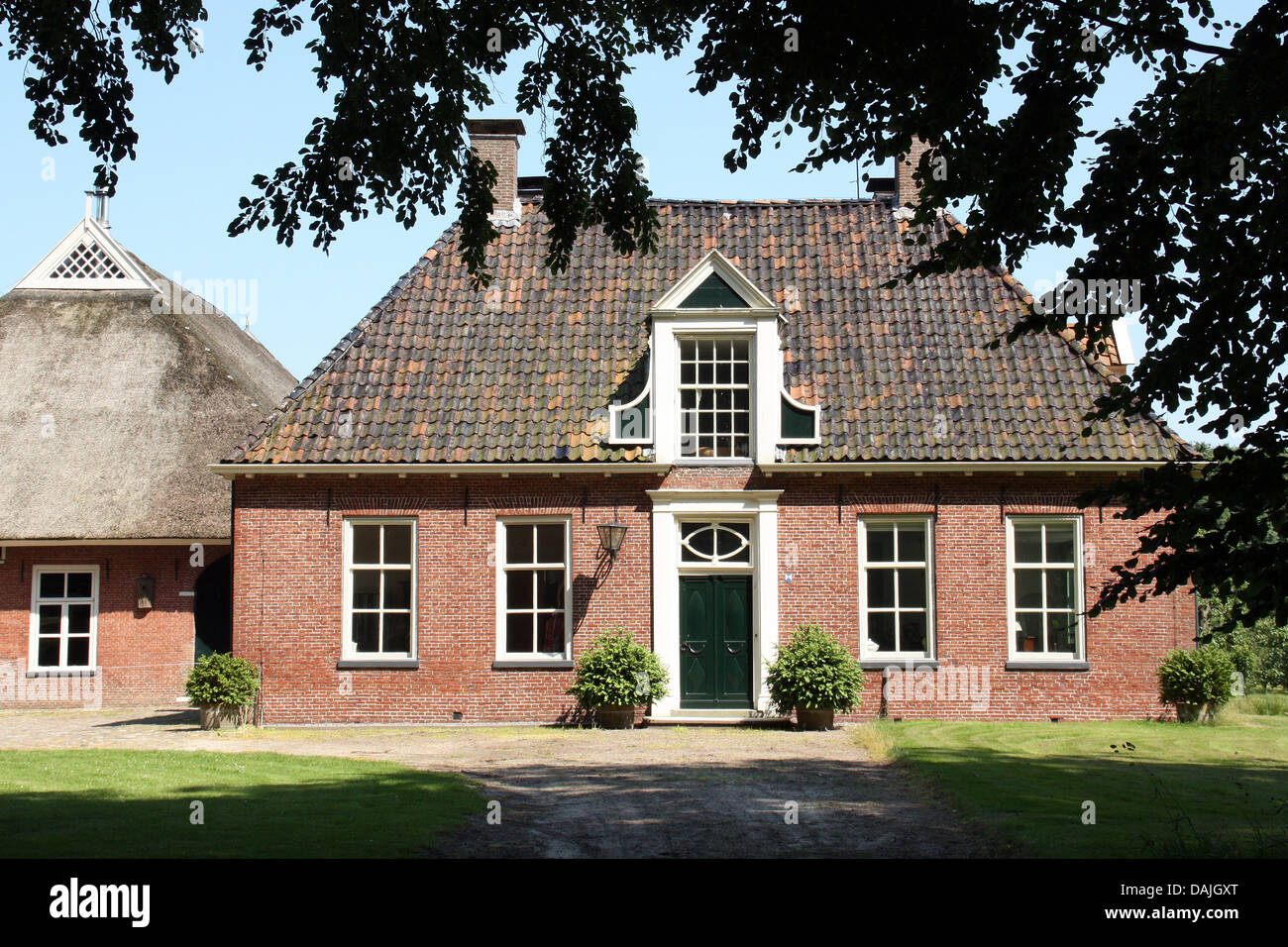 Manor house (Tonckensborg) from the 18th century in Westervelde.The Netherlands Stock Photo