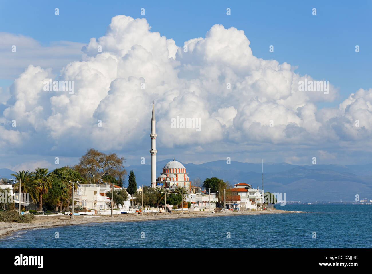 Turkey, View of Gulf of Edremit Stock Photo