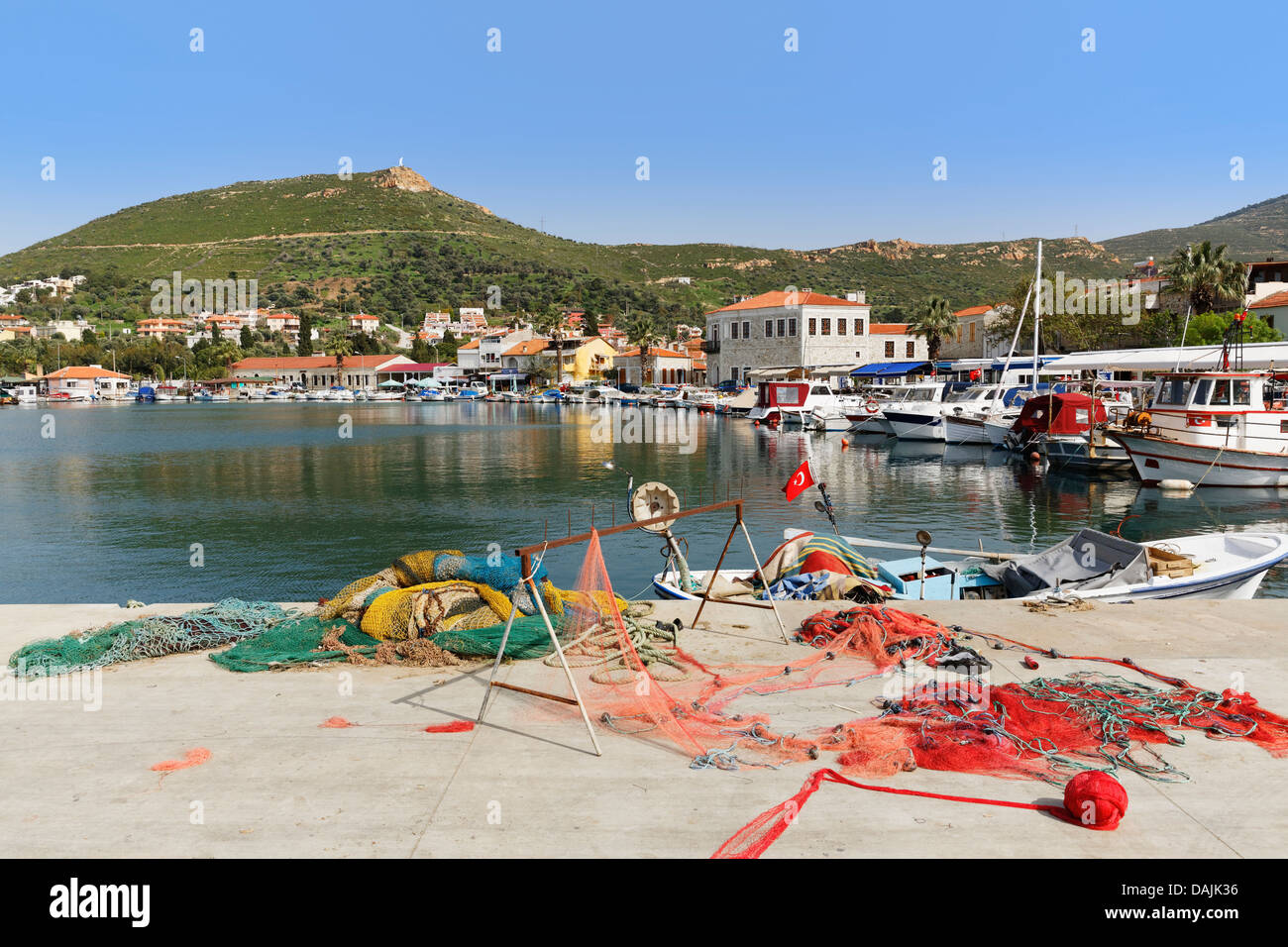 Turkey, View of Yenifoca Stock Photo - Alamy