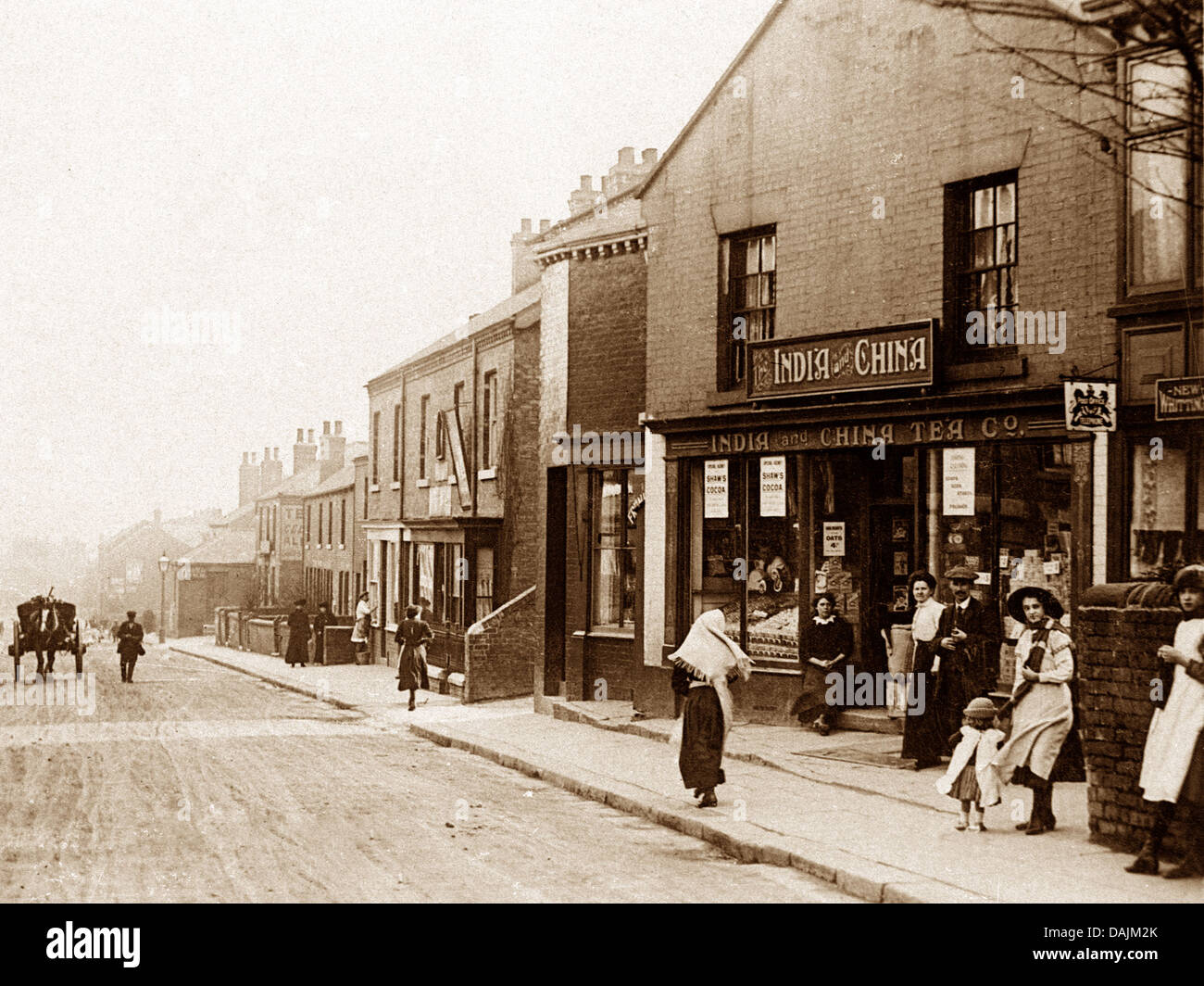 Chesterfield New Whittington South Street early 1900s Stock Photo Alamy