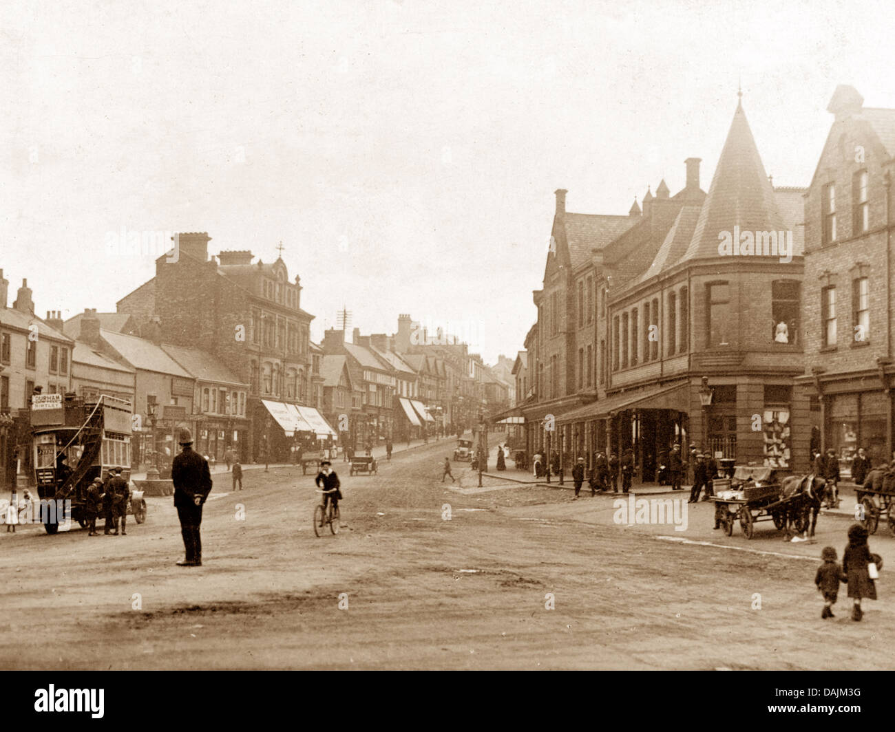 Chester le Street early 1900s Stock Photo Alamy
