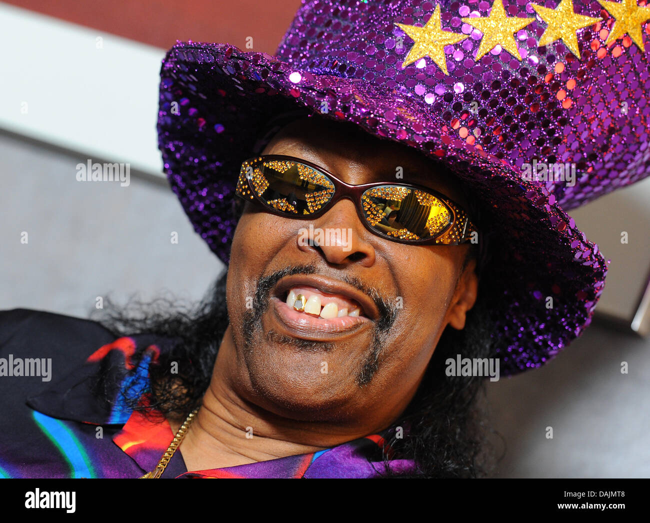 (FILE) The American bassist Bootsy Collins smiles during his