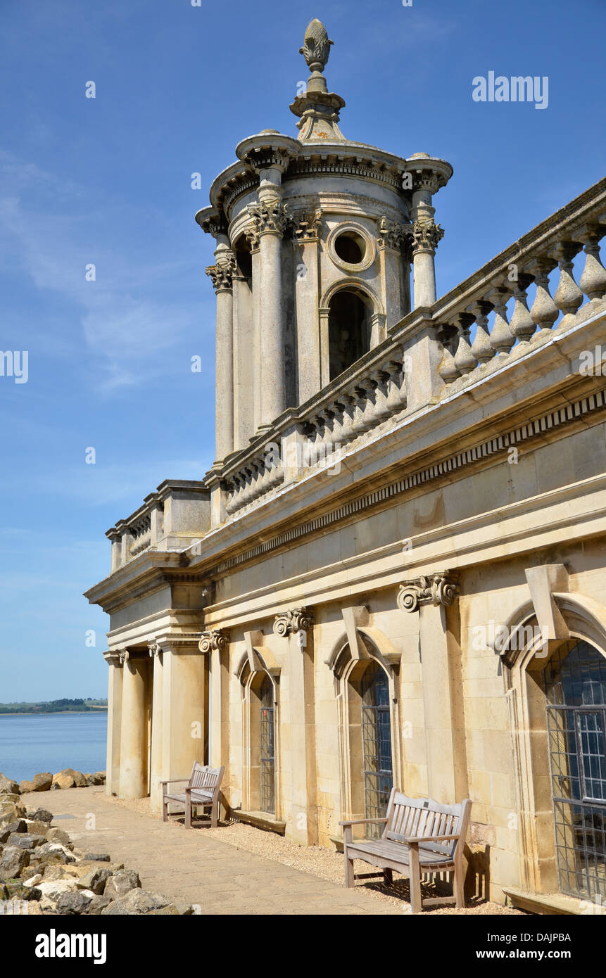 Normanton Church on Rutland Water Stock Photo - Alamy