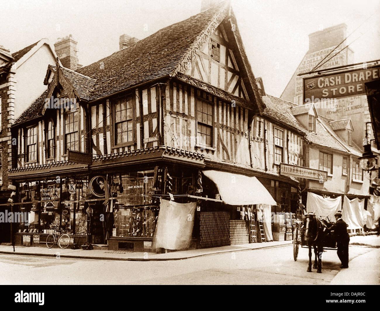 Shrewsbury The Square early 1900s Stock Photo