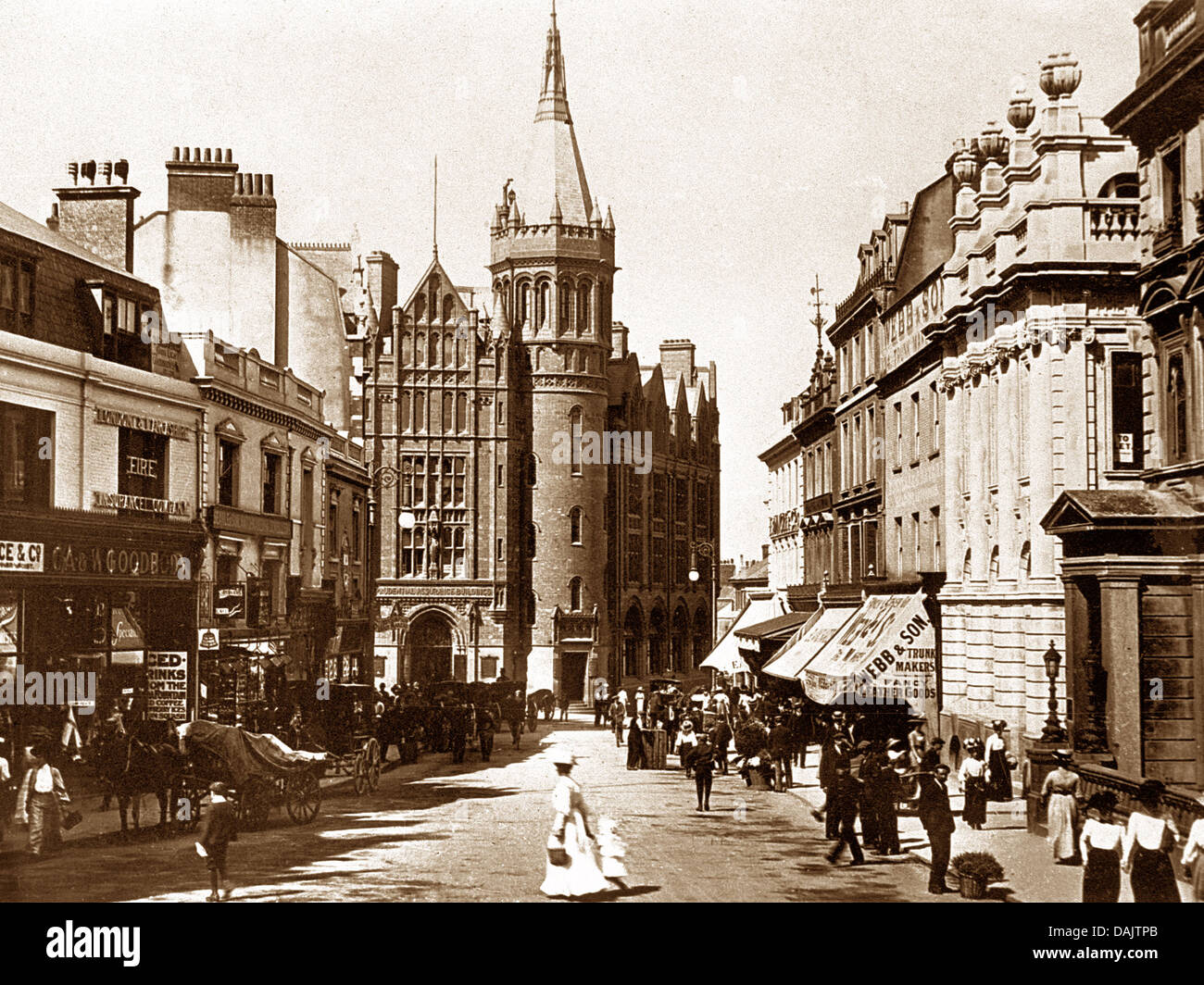 Plymouth Bedford Street West early 1900s Stock Photo Alamy