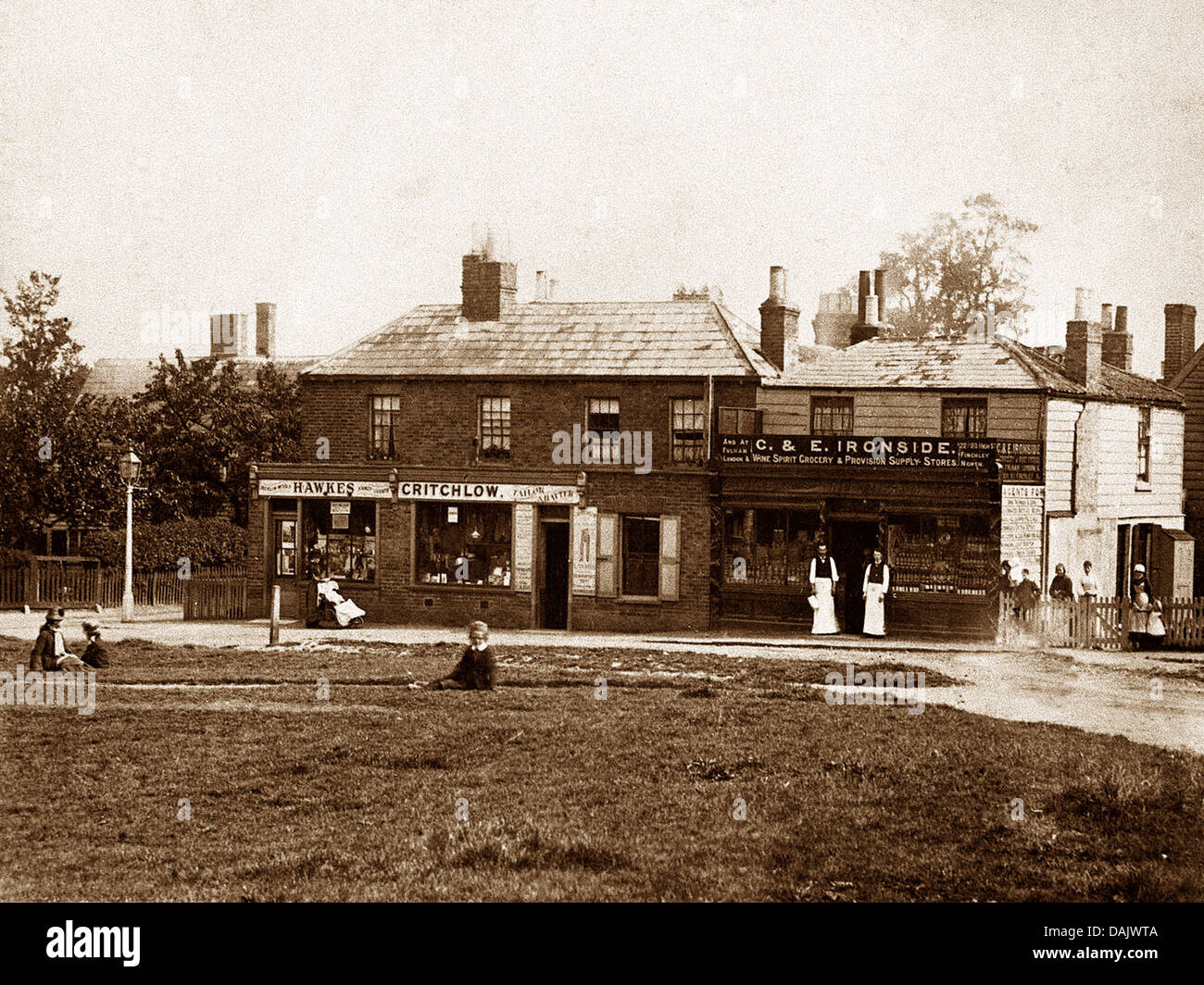 Winchmore Hill early 1900s Stock Photo Alamy